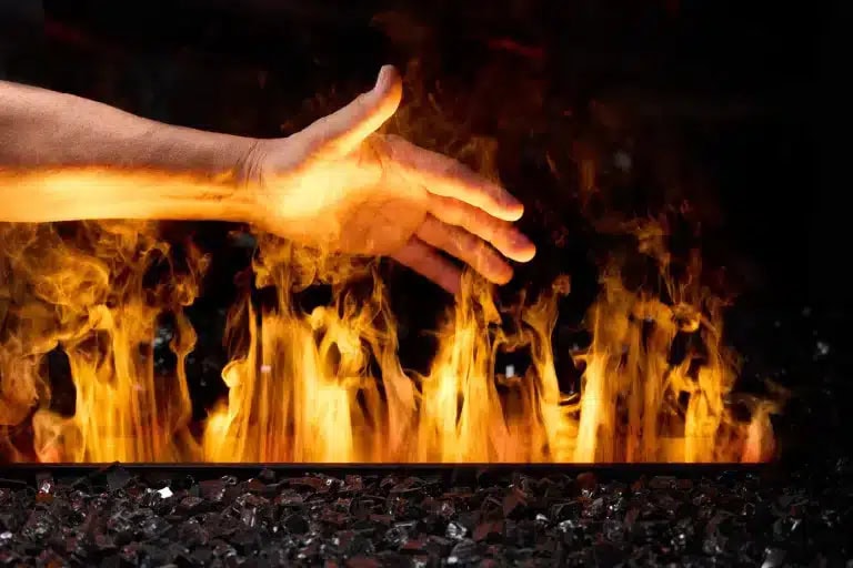 Water Vapor Fireplace.