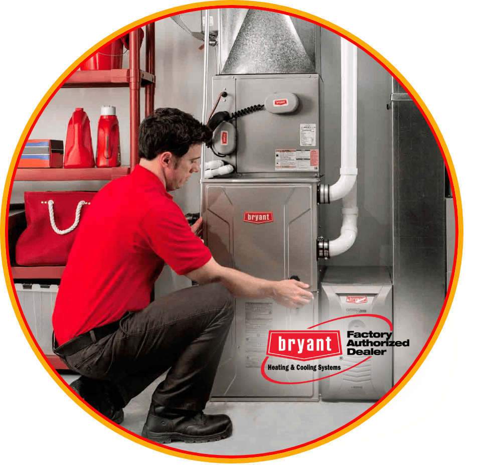 Bryant furnace being installed in Vancouver, WA, home.