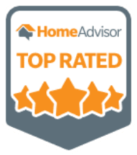 HomeAdvisor Top Rated logo.